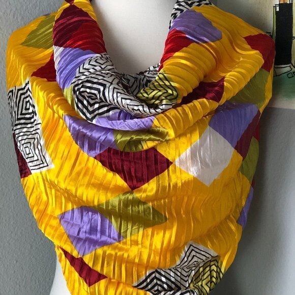 Vintage Exclusive Design Scarf  - 1970 - 80's - Picture 2 of 6